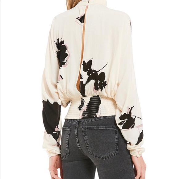 Free People Say You Love Me Floral Print Blouse - Picture 4 of 6